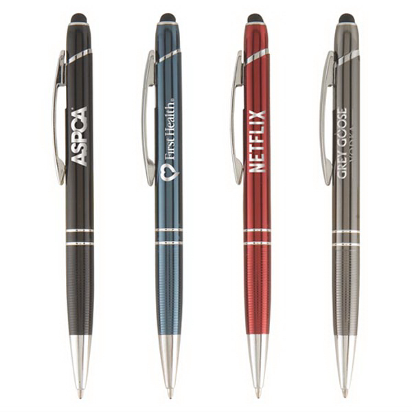 Glacio branded pen with stylus